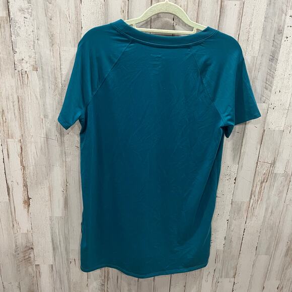 Tek Gear Blue Moisture Wicking Workout Tshirt Womens Size Small Gym Athleisure - Picture 3 of 5